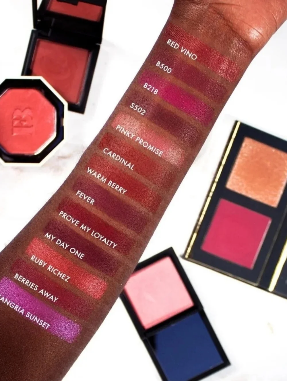 Fenty Beauty Killawatt FOIL Highlighter/Blush Ruby Richez (Metallic Cherry Red)